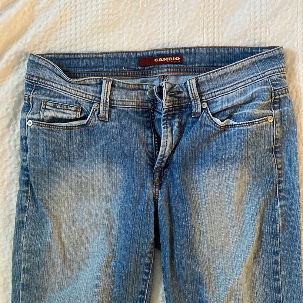 Faded Blue Boot Cut Jeans